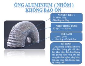 Chi tiết ống gió mềm nhôm