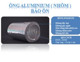 Chi tiết ống gió mềm nhôm bảo ôn ( Cách nhiệt)
